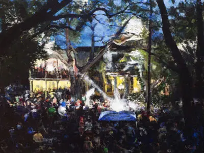 'Lundi Gras on Saint Charles Ave' Card