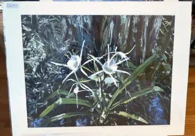 "Swamp Lillies" Matted Print - Image 2